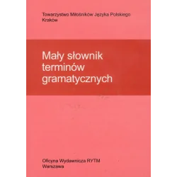 MAŁY SŁOWNIK TERMINÓW GRAMATYCZNYCH