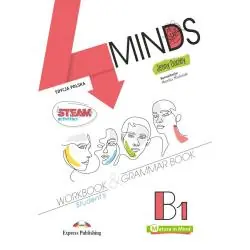4 MINDS B1 WORKBOOK AND GRAMMAR BOOK