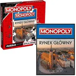 MONOPOLY SQUARE KRAKÓW RYNEK PUZZLE 1000 ELEMENTÓW WINNING MOVES 10+