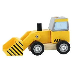 KOPARKA DREWNIANA Z RUCHOMYMI ELEMENTAM KOORDYNACJA I CHWYTANIE TREFL 12M+