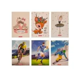 ZESZYT W TRZY LINIE 32 KARTKI A5