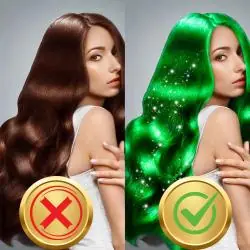 FARBA DO WŁOSÓW W SPRAYU ZIELONA 175ML