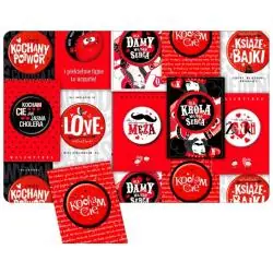 KARNET WALENTYNKOWY Z KOPERTĄ