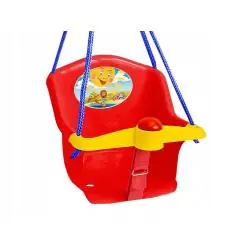 HUŚTAWKA OGRODOWA KUBEŁKOWA Z PASAMI I KLAKSONEM TECHNOK