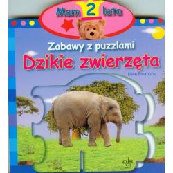 DZIKIE ZWIERZĘTA. MAM 2 LATA ZABAWY Z PUZZLAMI