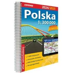 POLSKA ATLAS SAMOCHODOWY 1:300 000 2024/2025