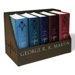 A GAME OF THRONES LEATHER-CLOTH BOXED SET (SONG OF ICE AND FIRE SERIES)