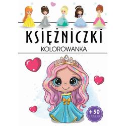 KSIĘŻNICZKI. KOLOROWANKA Z NAKLEJKAMI