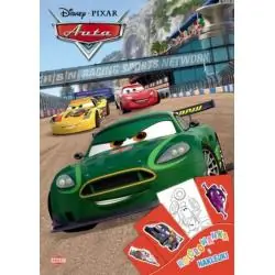 DISNEY AUTA. KOLOROWANKA I NAKLEJKI
