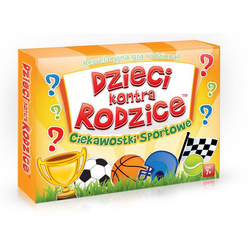 DZIECI KONTRA RODZICE CIEKAWOSTKI SPORTOWE GRA RODZINNA 7+ - Kangur