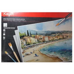 BLOK DO FARB AKWARELOWYCH BIAŁY A4