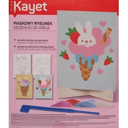 PIASKOWY OBRAZEK LODY ZESTAW KREATYWNY 3+