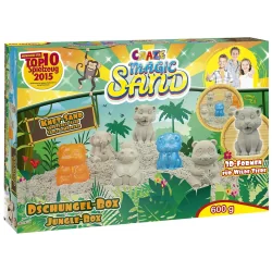 PIASEK KINETYCZNY Z AKCESORIAMI JUNGLE BOX 3+