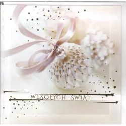 KARNET ŚWIĄTECZNY WESOŁYCH ŚWIĄT