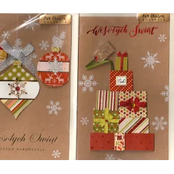 KARNET ŚWIĄTECZNY WESOŁYCH ŚWIĄT