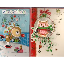 KARNET ŚWIĄTECZNY WESOŁYCH ŚWIĄT