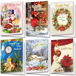 KARNET ŚWIĄTECZNY WESOŁYCH ŚWIĄT