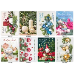 KARNET ŚWIĄTECZNY WESOŁYCH ŚWIĄT