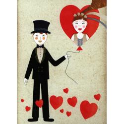 KARNET ŚLUBNY Z KOPERTĄ