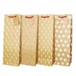 TOREBKA NA BUTELKĘ ŚWIĄTECZNA