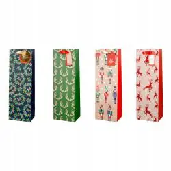 TOREBKA NA BUTELKĘ ŚWIĄTECZNA