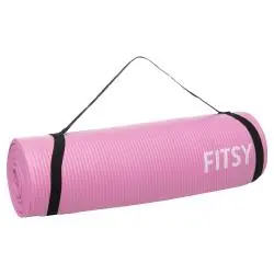 FITSY DUŻA MATA DO ĆWICZEŃ FITNESS RÓŻOWA 183 X 60 X 1 CM
