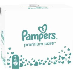 PIELUSZKI PAMPERS PREMIUM CARE ROZMIAR 2, 4KG-8KG 224 SZT.