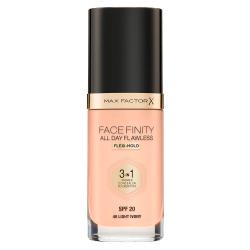 MAX FACTOR FACEFINITY ALL DAY FLAWLESS 3W1 PODKŁAD 40 LIGHT IVORY SPF 20 30ML
