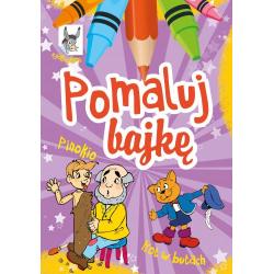 PINOKIO, KOT W BUTACH. POMALUJ BAJKĘ