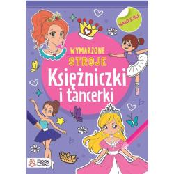 KSIĘŻNICZKI I TANCERKI. KOLOROWANKI Z NAKLEJKAMI