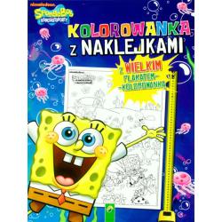 SPONGEBOB. KOLOROWANKA Z NAKLEJKAMI I PLAKATEM