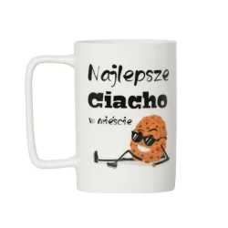 KUBEK Z NAPISEM NAJLEPSZE CIACHO W MIEŚCIE 350ML