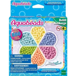 AQUABEADS PASTELOWE KORALIKI ZESTAW UZUPEŁNIAJĄCY 4+