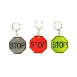 BRELOK ODBLASKOWY - STOP