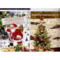 KARNET ŚWIĄTECZNY WESOŁYCH ŚWIĄT Z KOPERTĄ