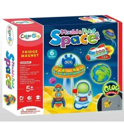 ODLEWY GIPSOWE KOSMOS – ZRÓB TO SAM ZESTAW MAGNESÓW DIY DLA DZIECI 5+