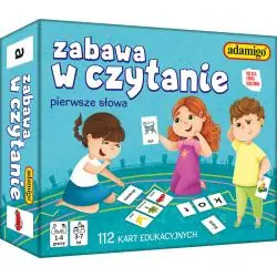 ZABAWA W CZYTANIE PIERWSZE SŁOWA ADAMIGO 3-7 LAT