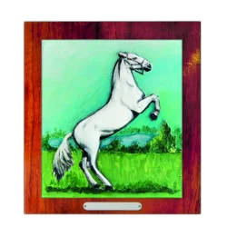 WYPUKŁA MALOWANKA - KOŃ LIPICAŃSKI ZESTAW KREATYWNY