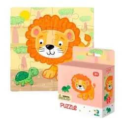 PUZZLE LEW 16 ELEMENTÓW DODO 3+