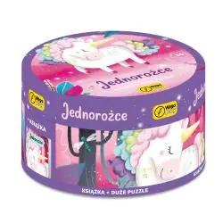 PUZZLE JEDNOROŻCE + KSIĄŻKA 30 ELEMENTÓW 3+