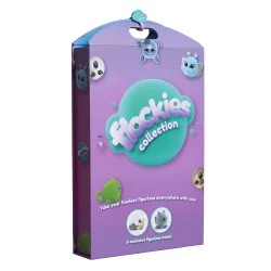 WALIZKA DOMEK + 2 FIGURKI FLOCKIES 3+