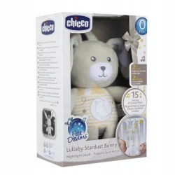MUZYCZNY KRÓLICZEK CHICCO – LAMPKA NOCNA Z KOŁYSANKAMI 0M+