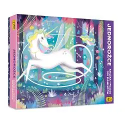 PUZZLE + KSIĄŻKA JEDNOROŻCE 100 ELEMENTÓW 5+