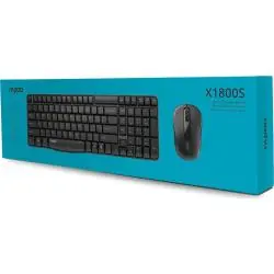 BEZPRZEWODOWA KLAWIATURA I MYSZ RAPOO X1800S USB PLUG & PLAY