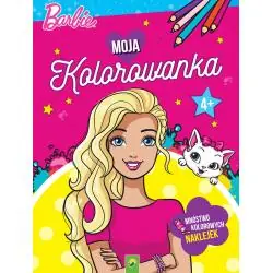 BARBIE MOJA KOLOROWANKA Z NAKLEJKAMI 4+
