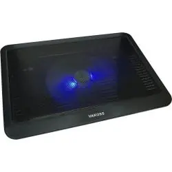 PODKŁADKA CHŁODZĄCA POD LAPTOPA Z WENTYLATOREM 155MM DO 17" VAKOSS LF-1854LK