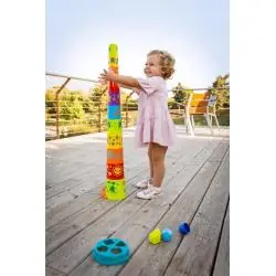 SORTER KUBECZKI DO UKŁADANIA WIEŻA DLA MALUCHÓW MINILAND 12M+