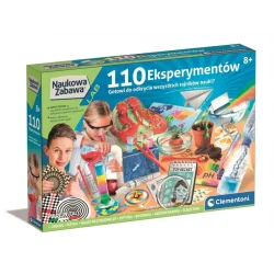 NAUKOWA ZABAWA 110 EKSPERYMENTÓW CLEMENTONI 8+