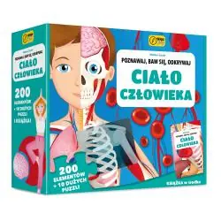 CIAŁO CZŁOWIEKA EDUKACYJNY ZESTAW – POZNAWAJ BAW SIĘ ODKRYWAJ WILGA 6+