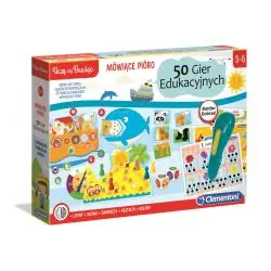 MÓWIĄCE PIÓRO I 50 GIER EDUKACYJNYCH CLEMENTONI 3-6 LAT